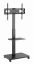 Gembird TVS-75S-02 TV floor stand with caster wheels 37