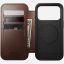 Nomad Modern Leather (Horween) Folio for iPhone 17 Pro Rustic Brown