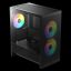 Gamdias Aura GC15M ARGB Tempered Glass Black