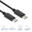 ACT DisplayPort 1.4 cable 8K 0,5m Black
