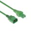 ACT ACT Powercord C14 - C15 green 0.6 m