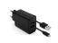 FIXED Set mains charger with 2xUSB output and USB/Lightning cable, 1m, MFI certification, 15W Smart Rapid Charge Fekete