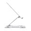 ACT AC8135 Foldable laptop stand aluminium stepless height adjustable