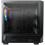 Montech X5 PC-ház, Midi-Tower, Micro-ATX, ARGB, Edzett üveg, Fekete