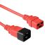 ACT Powercord C19 - C20 3m Red
