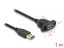 DeLock SuperSpeed USB-A 3.2 cable 1m Black