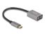 Delock Külső USB Type-C  csatlakozójú hangkártya 2 x 3,5 mm sztereo jack Plug & Play audio adapterrel