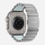 Nomad Stratos Band FKM for AW 45/46/49mm Natural Titanium Icy Blue Glow