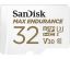 SANDISK microSDHC Max Endurance 32GB C10 U3 V30
