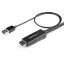 Startech HDMI to DisplayPort 4k 30Hz cable 2m Black