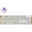 Keychron K10 HE Bluetooth / vezeték nélküli magyar Gateron double-rail magnetic nebula mechanikus billentyűzet fehér