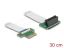 DeLock Riser Card PCI Express x1 male to x1 slot 90° angled with FPC cable 30 cm