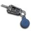 Mobile Origin Airtag Outdoor KeyChain Blue