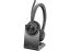 Poly Plantronics Voyager 4320 USB-C Bluetooth Headset +BT700 dongle +Charging Stand Black