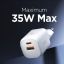 Spigen Essential 35W Wall Charger White