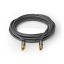Nedis F Male - F Male Satellite & Antenna Cable 5m Gun Metal Grey