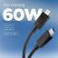 Spigen Essential USB-C to USB-C 60W Cable 1,5m Black