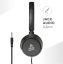 MUSICSOUND Over Ear Basic Wired Headset Black