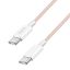Logilink Logilink USB 2.0 Type-C C/M to C/M 60W cable 0,5m Pink
