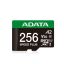 A-Data 256GB microSDXC Speed Plus Class 10 UHS-I U3 V30 + adapterrel
