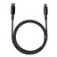 Baseus Tungsten Gold USB-C - Lightning Cable 1m Black