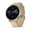 Garmin Venu 4 41mm Lunar Gold with Sand Leather Band