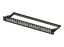 EQuip 48-Port Keystone Cat.6 Unshielded Patch Panel Black