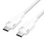 Vention USB 2.0 Type-C Male to Type-C Male 3A Cable 1m White