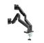 Gembird Desk mounted adjustable double monitor arm 17