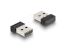 DeLock 2in1 Wireless Numeric Keypad Black
