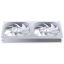 Ventilátor Jonsbo ZA-240 Infinity Mirror ARGB PWM  - 240mm, fehér