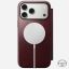 Nomad Modern Leather Folio (Horween) for iPhone 17 Pro Max Burgundy