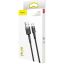 Baseus Cafule USB-Micro USB Cable 0,5m Black/Silver