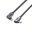 Unitek PD 100W USB-C Cable Dual 90 Degree 1m Black