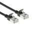 ACT CAT6A S-FTP Patch Cable 0,25m Black