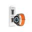 Devia Deluxe Series Sport6 Silicon Two-tone Watch Band 42-49mm Grey/Orange