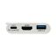 EATON Tripplite Series USB-C to HDMI Adapter with USB-A Port White