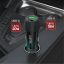 Unitek Powertrain Duo 38W Two Ports Car Charger with PD and QC Black