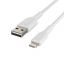 Belkin BOOST CHARGE USB-A to Lightning Cable, Braided - 3M - White