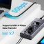 Unitek 7-in-1 Individual Switches Hub Space Grey