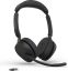 Jabra Evolve3 65 UC Stereo Link 390a Wireless Bluetooth Headset + Stand Black