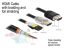 DeLock Premium HDMI Cable 4K 60 Hz 1m