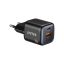 Unitek Zeno 20W Dual-Port Gan Wall Charger EU Black