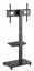 Gembird TVS-75S-02 TV floor stand with caster wheels 37