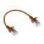ACT CAT6A U-UTP Patch Cable 0,5m Brown