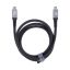 Dviced USB4 Braided Cable (Thunderbolt compatible) 1m Black