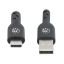Manhattan USB2.0 Type-A Male to Type-C Male Cable 3m Black