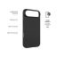 FIXED Gumírozott telefontok Story Apple iPhone Air telefonhoz, fekete