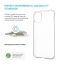 FIXED újrahasznosított anyagból készült AntiUV TPU hátlap Apple iPhone 11 készülékhez, átlátszó