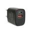 Delight USB Type-C + USB A PD20W Fast charger Black